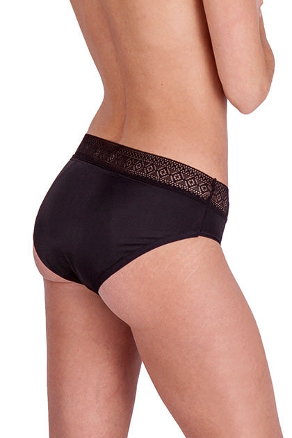 FEMME RÉPUBLIQUE - BRAGA MENSTRUAL M - NEGRO