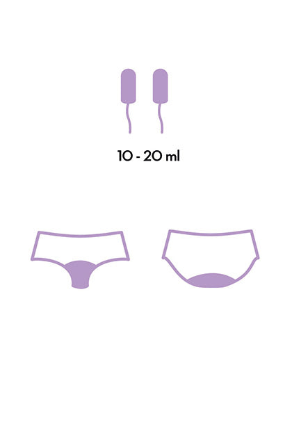 FEMME RÉPUBLIQUE - BRAGA MENSTRUAL L - LILA