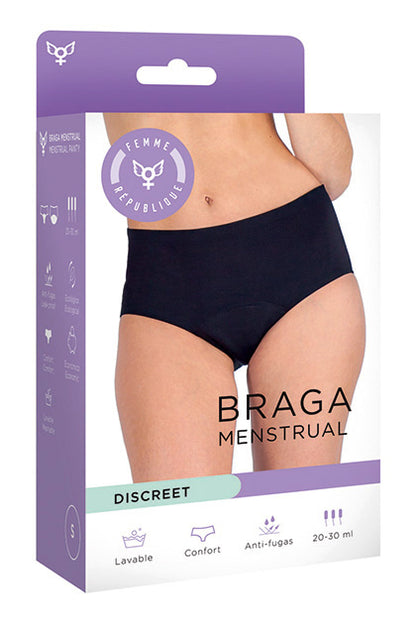 Braga Menstrual XL - NEGRO