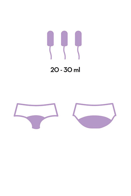 Braga Menstrual XL - NEGRO