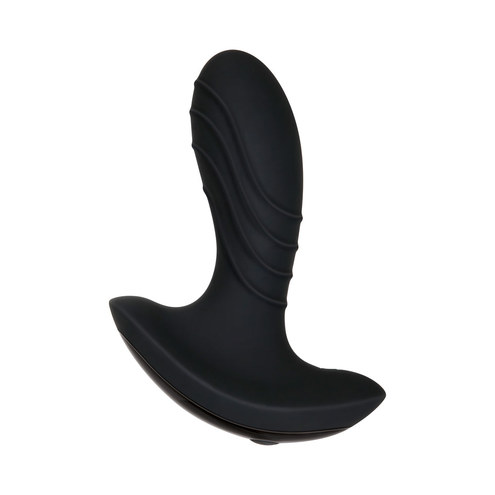 ZERO TOLERANCE - THE GENTLEMAN RECHARGEABLE VIBRATING SILICONE PROSTATE MASSAGER BLACK