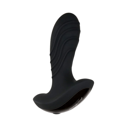 ZERO TOLERANCE - THE GENTLEMAN RECHARGEABLE VIBRATING SILICONE PROSTATE MASSAGER BLACK