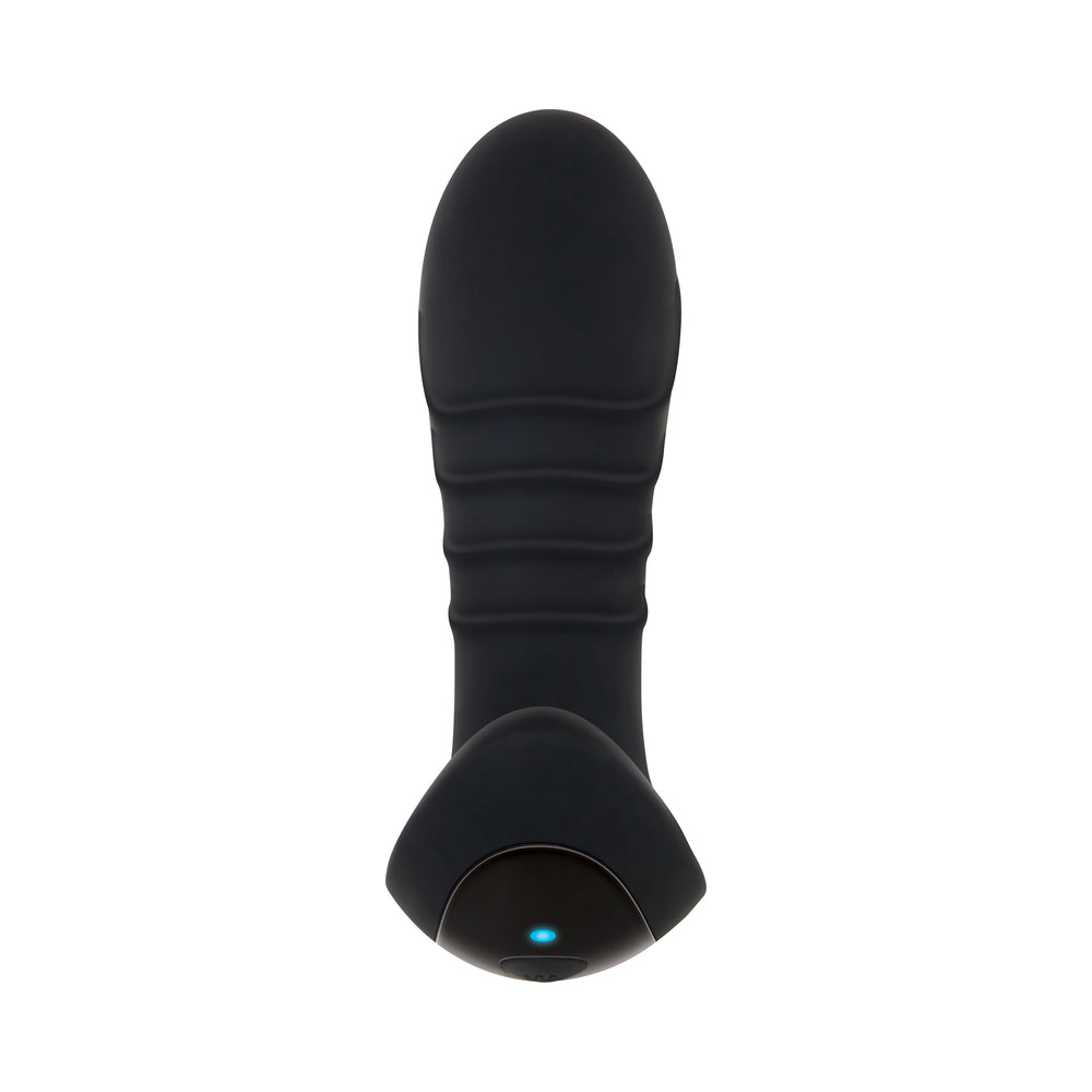 ZERO TOLERANCE - THE GENTLEMAN RECHARGEABLE VIBRATING SILICONE PROSTATE MASSAGER BLACK