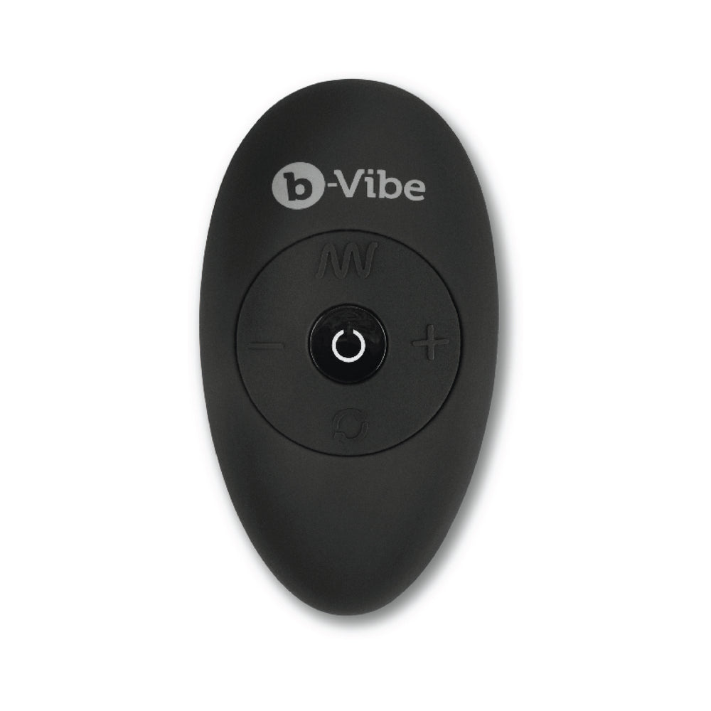 B-VIBE RIMMING XL ROTATING AND VIBRATING REMOTE CONTROL PLUG BLACK