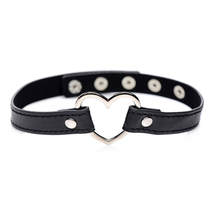 MASTER SERIES DARK HEART CHROME HEART CHOKER BLACK
