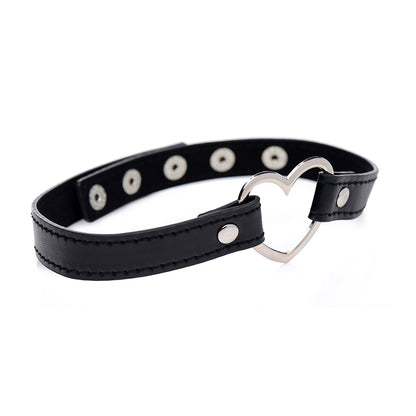 MASTER SERIES DARK HEART CHROME HEART CHOKER BLACK