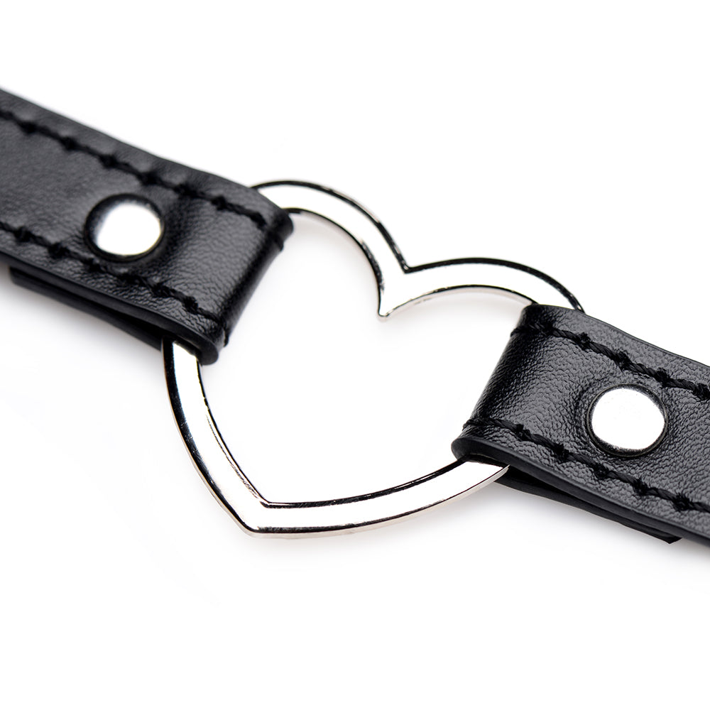 MASTER SERIES DARK HEART CHROME HEART CHOKER BLACK