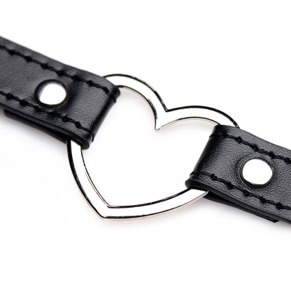 MASTER SERIES DARK HEART CHROME HEART CHOKER BLACK
