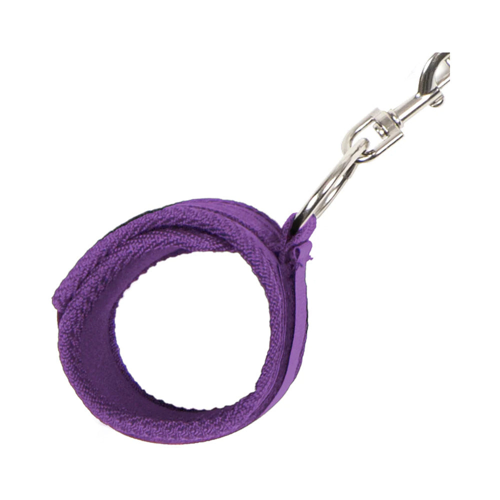 ELECTRIC EEL - LUX FETISH 7-PIECE BED SPREADER PLAYFUL RESTRAINT SYSTEM PURPLE