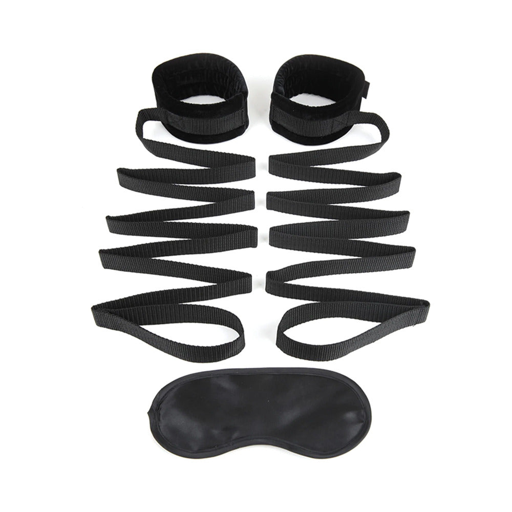 LUX FETISH BONDAGE BED STRAP 2-PIECE RESTRAINT SYSTEM