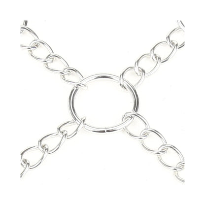 ELECTRIC EEL - LUX FETISH DELUXE CHAIN HOG TIE WITH 4-PIECE CUFF SET