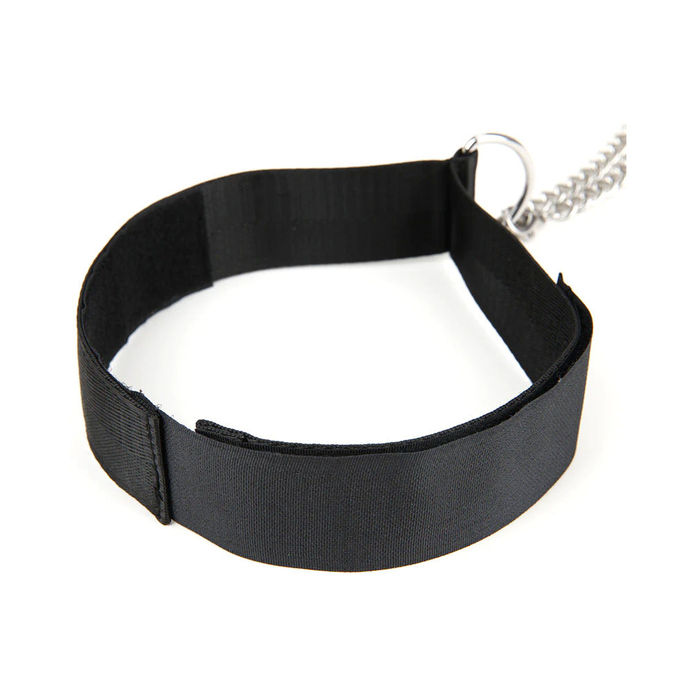 LUX FETISH COLLAR & NIPPLE CLAMPS WITH ADJUSTABLE PRESSURE