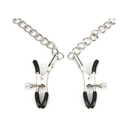 ELECTRIC EEL - LUX FETISH BREATHABLE BALL GAG WITH ADJUSTABLE PRESSURE NIPPLE CLAMPS