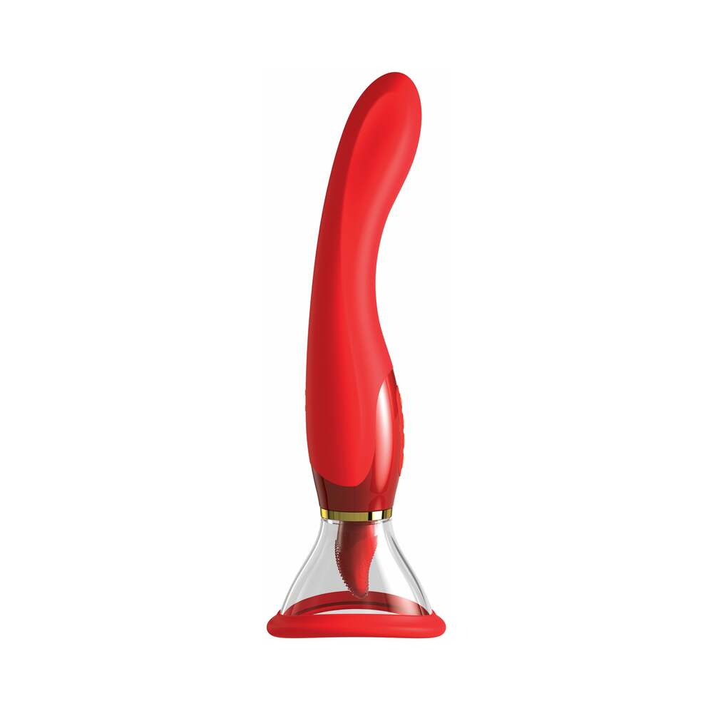 PIPEDREAM - FANTASÍA PARA ELLA EDICIÓN DE LUJO ORO 24K SU PLACER DEFINITIVO ROJO