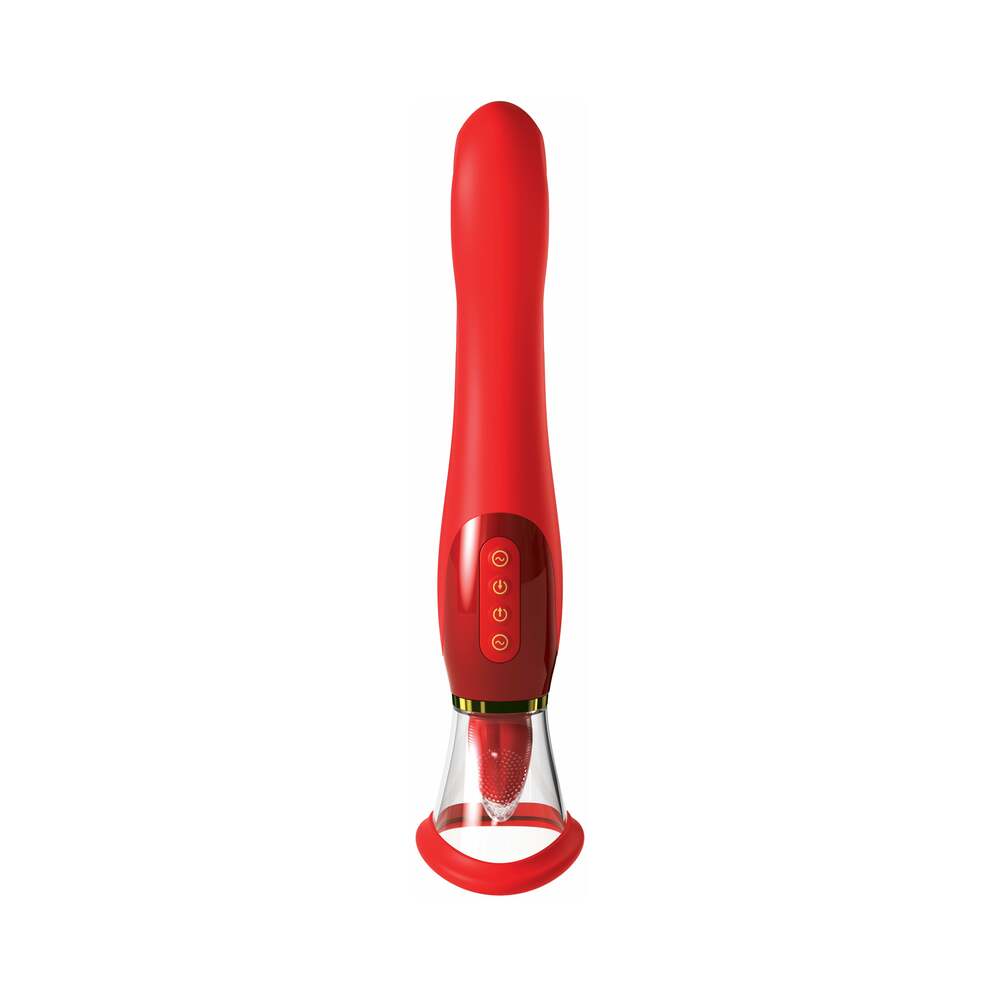 PIPEDREAM - FANTASÍA PARA ELLA EDICIÓN DE LUJO ORO 24K SU PLACER DEFINITIVO ROJO