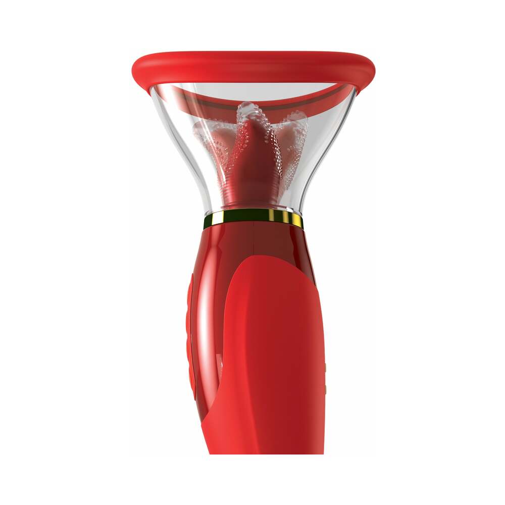 PIPEDREAM - FANTASÍA PARA ELLA EDICIÓN DE LUJO ORO 24K SU PLACER DEFINITIVO ROJO