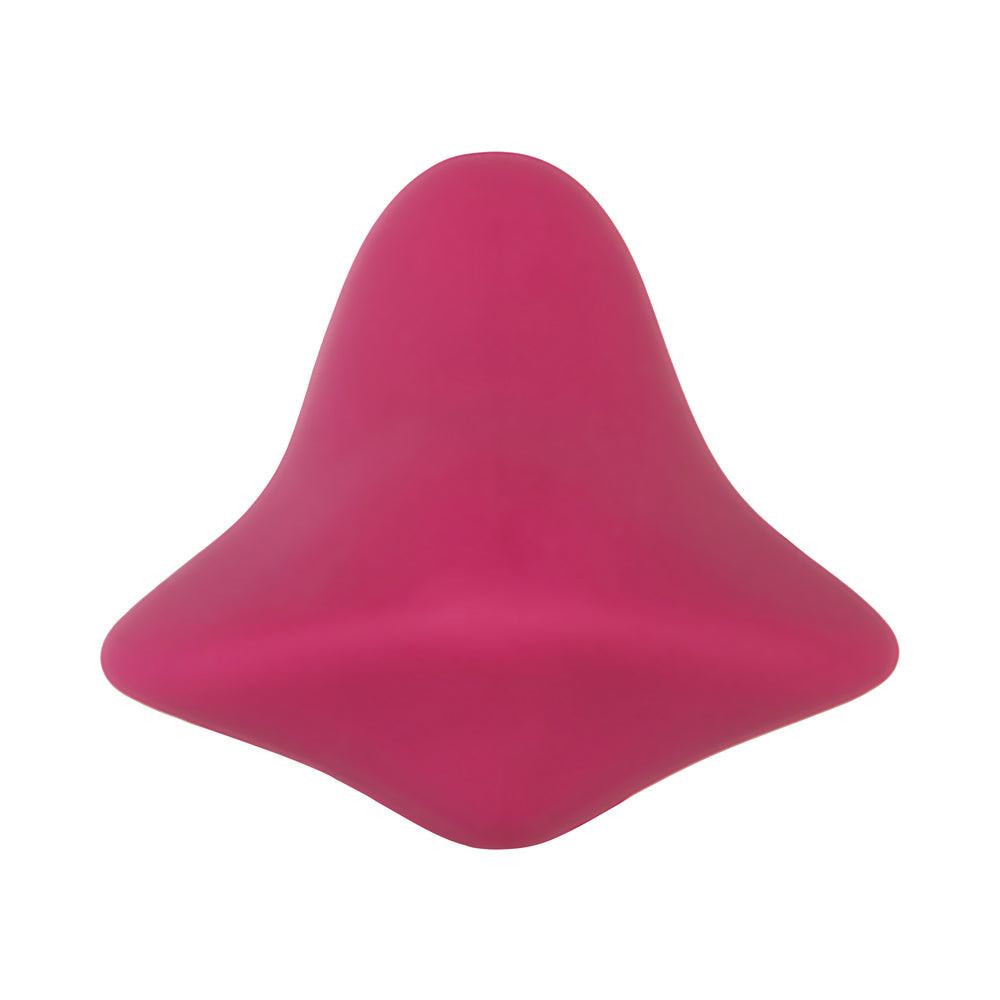 EVOLVED - FRISKY FINGER RECHARGEABLE SILICONE FINGER VIBRATOR BURGUNDY