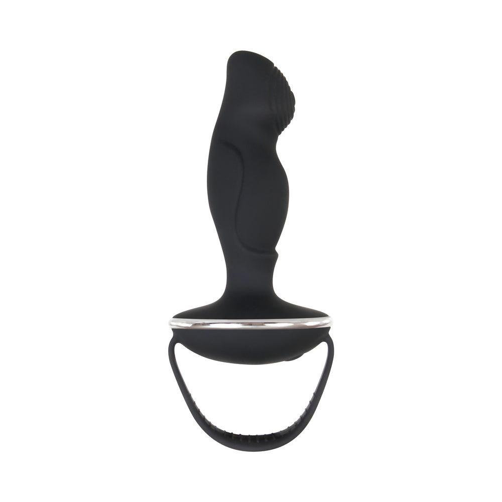 ZERO TOLERANCE THE HANDYMAN RECHARGEABLE REMOTE-CONTROLLED VIBRATING PROSTATE MASSAGER BLACK