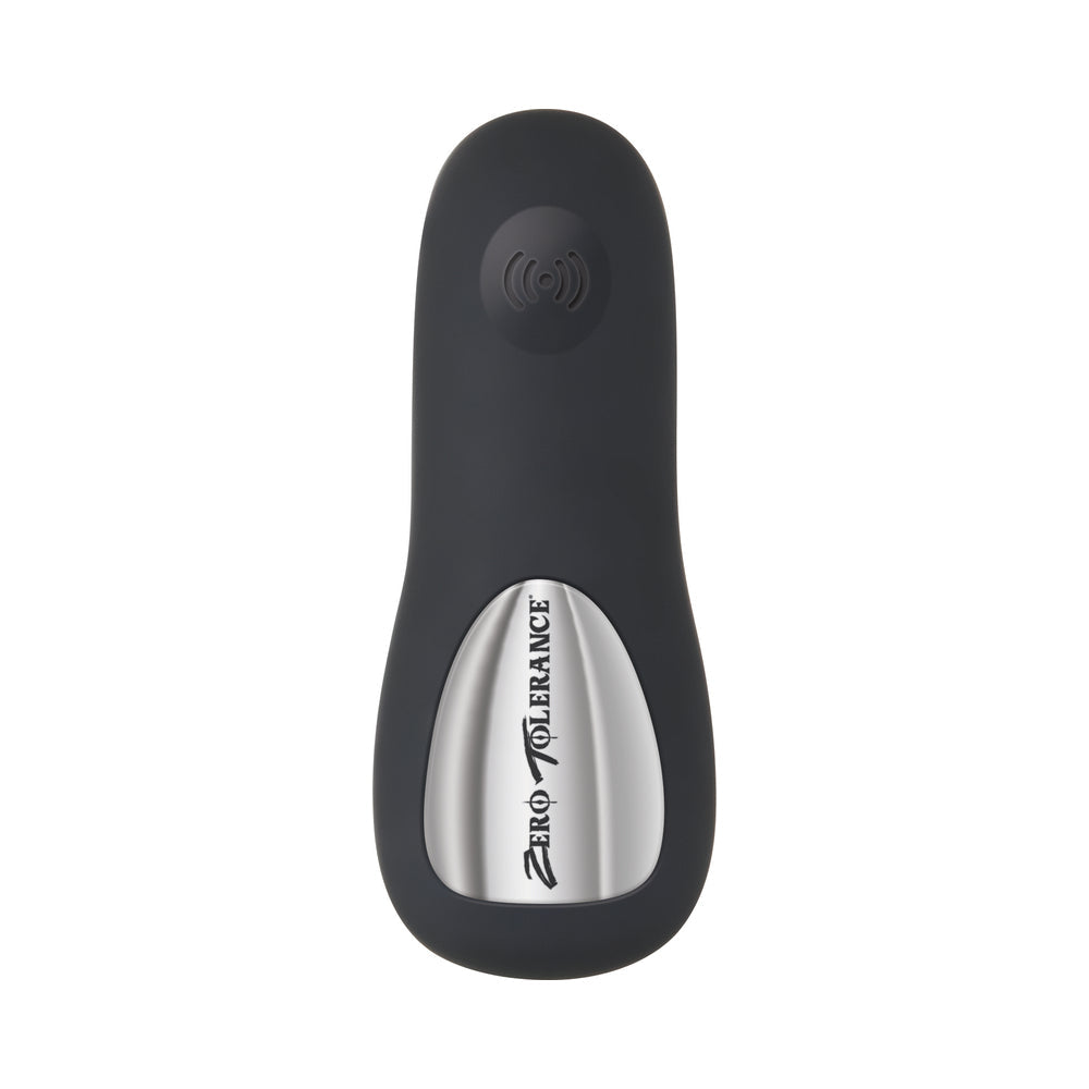 ZERO TOLERANCE THE HANDYMAN RECHARGEABLE REMOTE-CONTROLLED VIBRATING PROSTATE MASSAGER BLACK