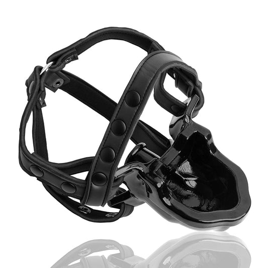 WATERSPORT STRAP-ON GAG, BLACK