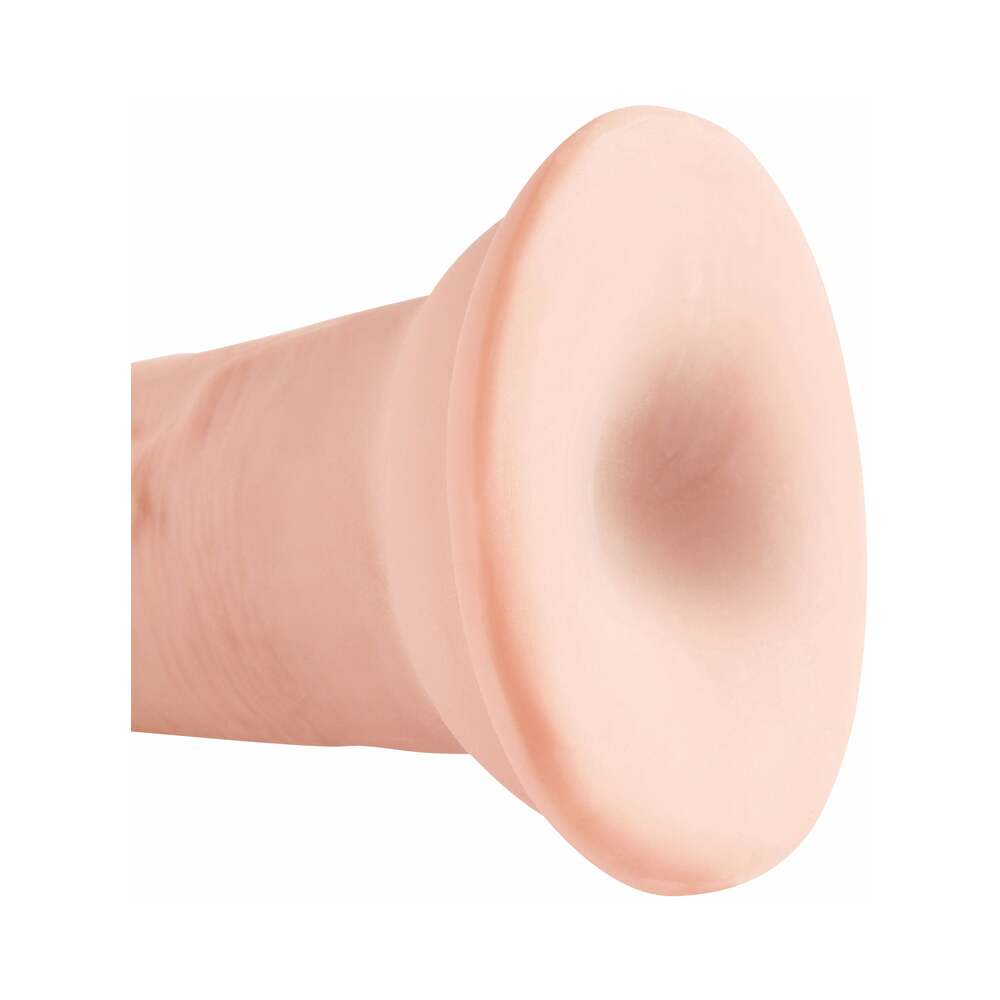 KING COCK PLUS 5 IN. TRIPLE DENSITY COCK REALISTIC DILDO WITH SUCTION CUP BEIGE
