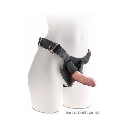 PIPEDREAM - KING COCK PLUS 6 IN. TRIPLE DENSITY COCK REALISTIC DILDO WITH SUCTION CUP BROWN