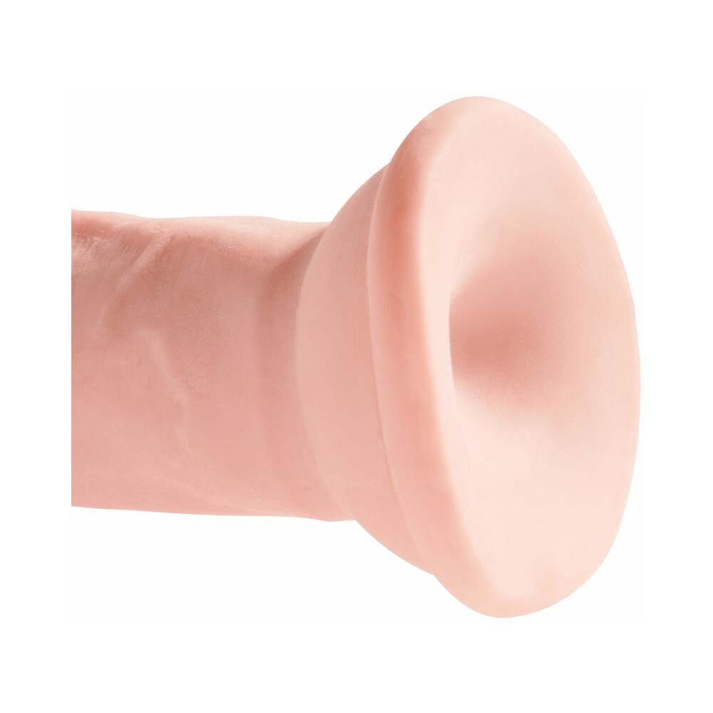 PIPEDREAM - KING COCK PLUS 6 IN. TRIPLE DENSITY COCK REALISTIC DILDO WITH SUCTION CUP BROWN