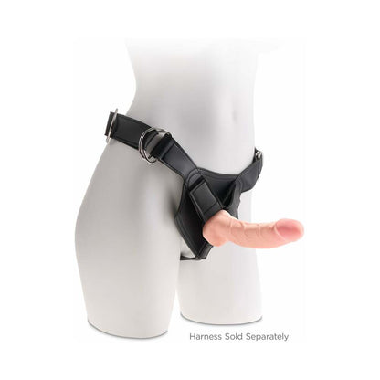 PIPEDREAM - KING COCK PLUS 8 IN. TRIPLE DENSITY COCK WITH BALLS REALISTIC SUCTION CUP DILDO BEIGE