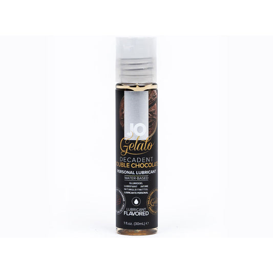 SYSTEM JO - JO GELATO DECADENT DOUBLE CHOCOLATE FLAVORED WATER-BASED LUBRICANT 1 OZ.