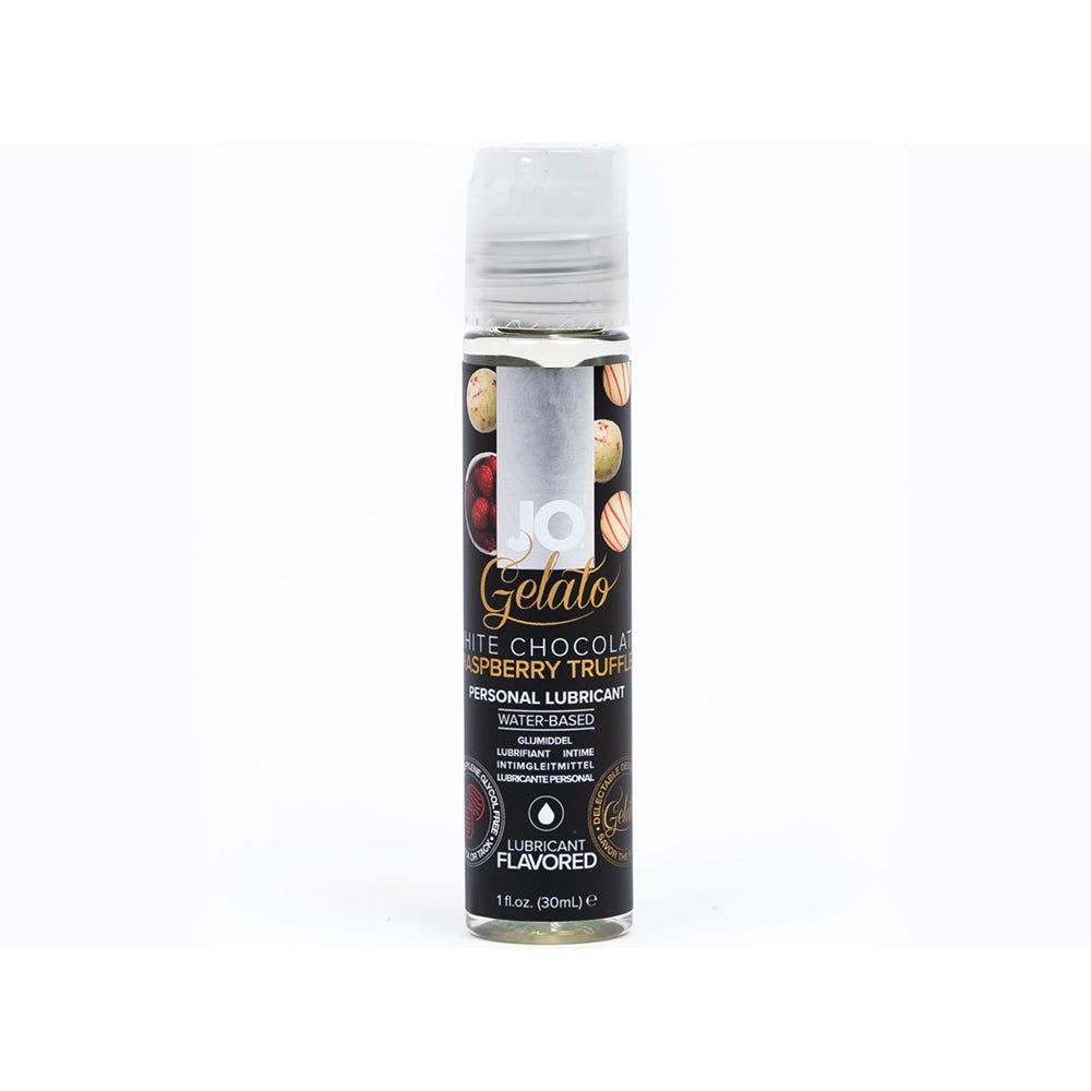 SYSTEM JO - JO GELATO WHITE CHOCOLATE RASBERRY TRUFFLE WATER-BASED LUBRICANT 1 OZ.