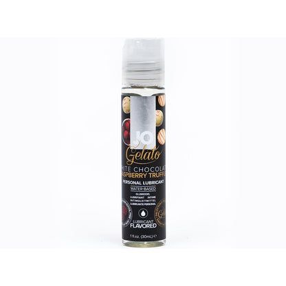 SYSTEM JO - JO GELATO WHITE CHOCOLATE RASBERRY TRUFFLE WATER-BASED LUBRICANT 1 OZ.