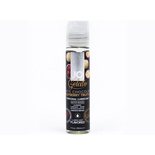 SYSTEM JO - JO GELATO WHITE CHOCOLATE RASBERRY TRUFFLE WATER-BASED LUBRICANT 1 OZ.