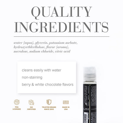 SYSTEM JO - JO GELATO WHITE CHOCOLATE RASBERRY TRUFFLE WATER-BASED LUBRICANT 1 OZ.