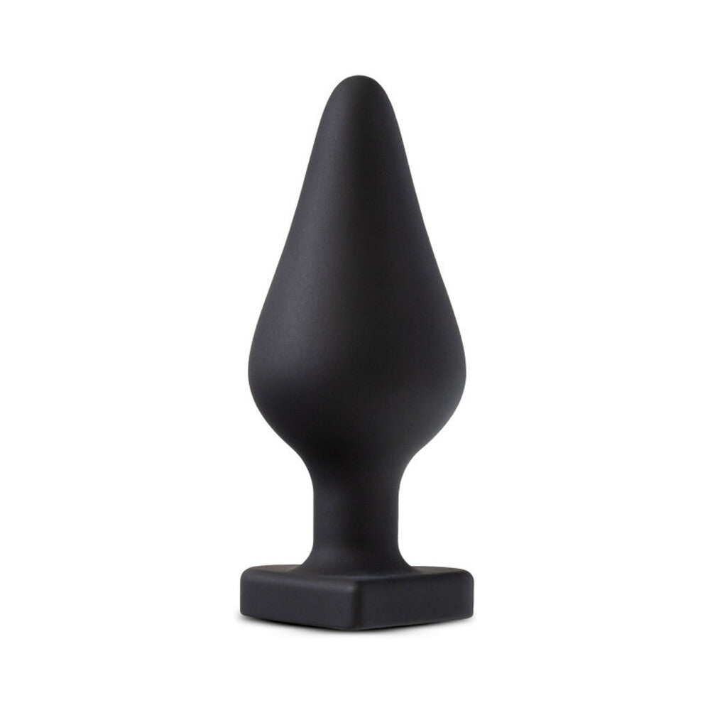 BLUSH - TEMPTASIA ''FUCK ME'' SILICONE ANAL PLUG WITH HEART-SHAPED BASE BLACK