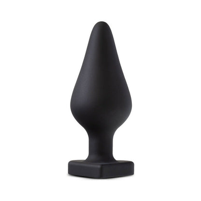 BLUSH - TEMPTASIA ''FUCK ME'' SILICONE ANAL PLUG WITH HEART-SHAPED BASE BLACK