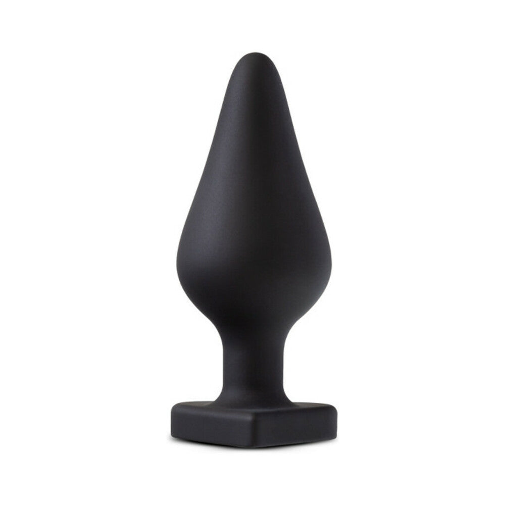 BLUSH - TEMPTASIA ''SPANK ME'' SILICONE ANAL PLUG WITH HEART-SHAPED BASE BLACK