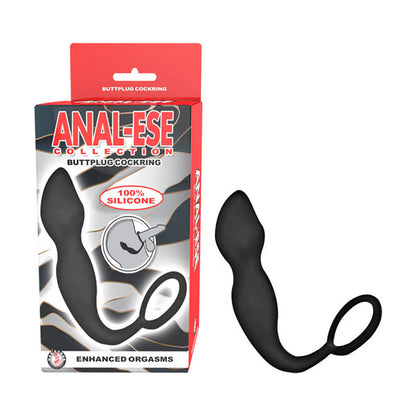 NASSTOYS - ANAL-ESE COLLECTION BUTTPLUG COCKRING-BLACK