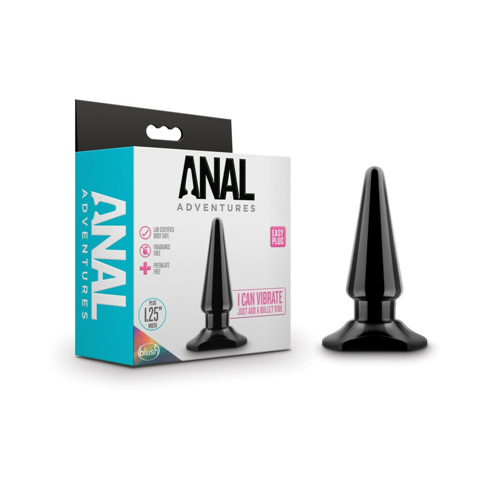 ANAL ADVENTURES EASY PLUG BLACK
