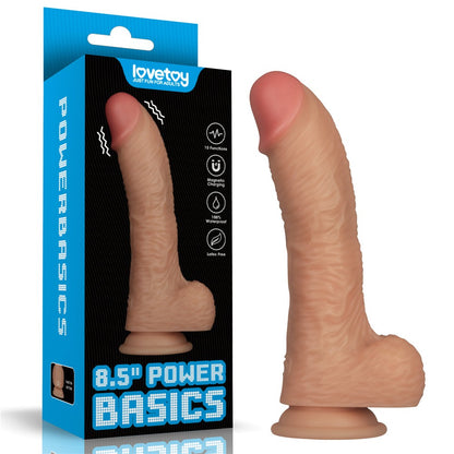 LOVETOY - 8.5'' VIBRATING POWER BASICS COCK