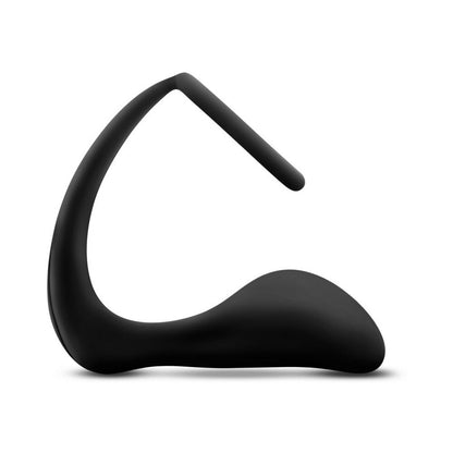 BLUSH - ANAL ADVENTURES PLATINUM SILICONE COCK RING PLUG BLACK