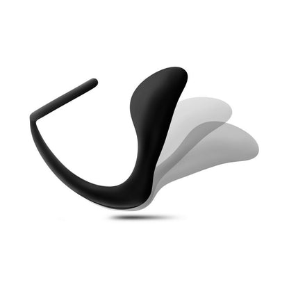 BLUSH - ANAL ADVENTURES PLATINUM SILICONE COCK RING PLUG BLACK