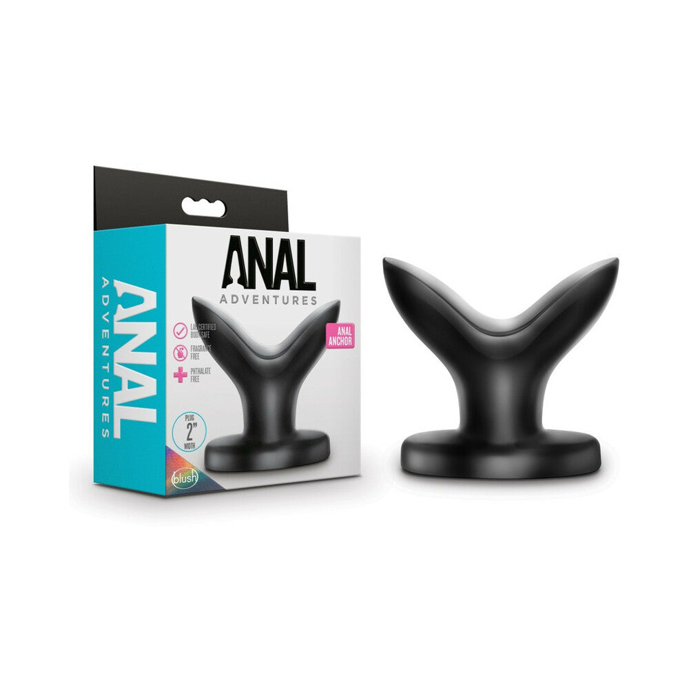 ANAL ADVENTURES ANAL ANCHOR EXPANDING PLUG BLACK