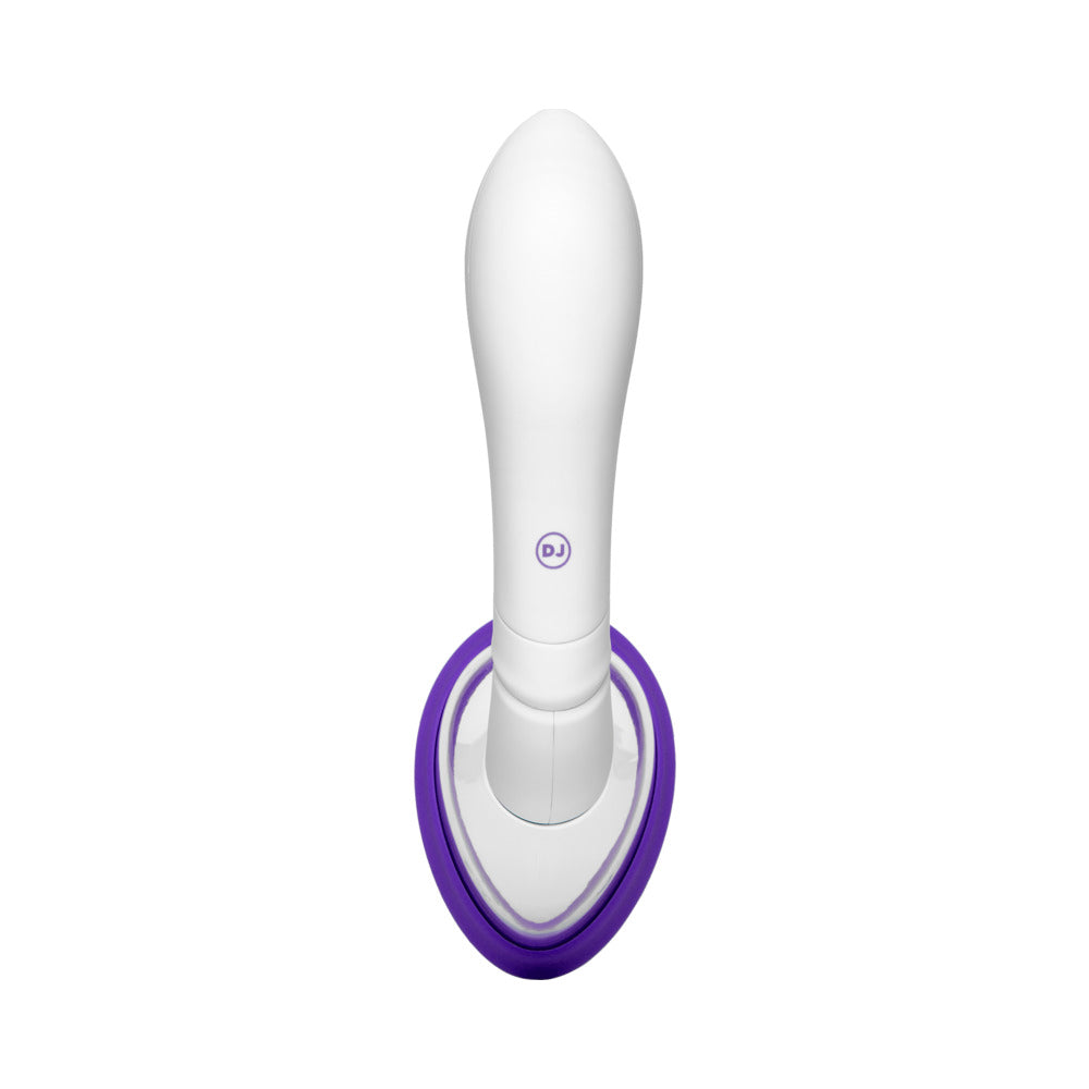 DOC JOHNSON - BLOOM - INTIMATE BODY PUMP - AUTOMATIC - VIBRATING - RECHARGEABLE PURPLE/WHITE