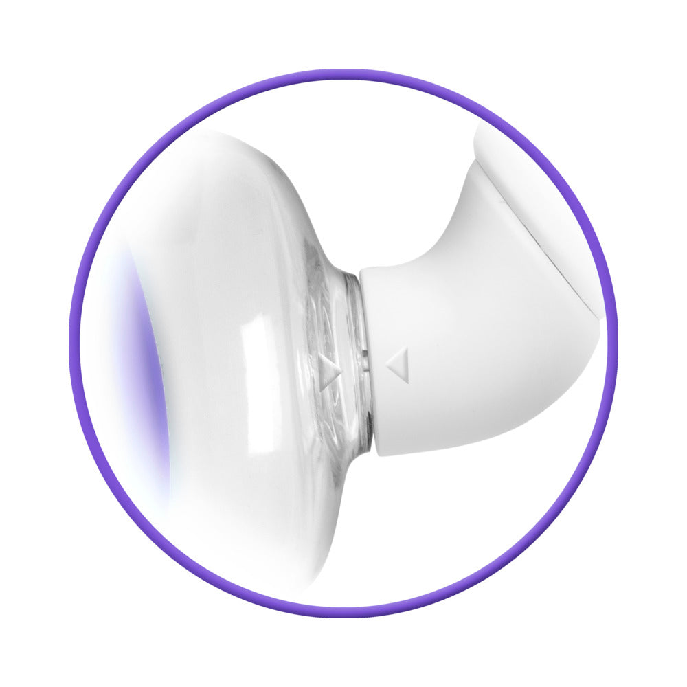 BLOOM - INTIMATE BODY PUMP - AUTOMATIC - VIBRATING - RECHARGEABLE PURPLE/WHITE