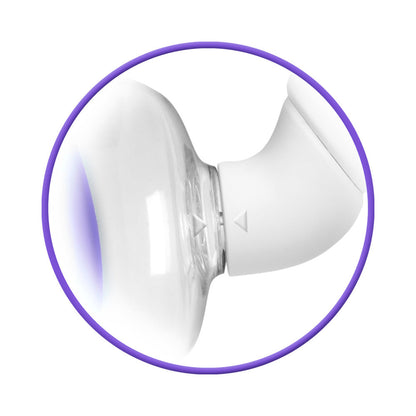 BLOOM - INTIMATE BODY PUMP - AUTOMATIC - VIBRATING - RECHARGEABLE PURPLE/WHITE