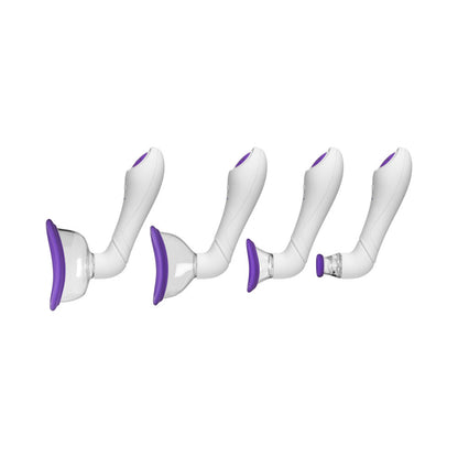 DOC JOHNSON - BLOOM - INTIMATE BODY PUMP - AUTOMATIC - VIBRATING - RECHARGEABLE PURPLE/WHITE