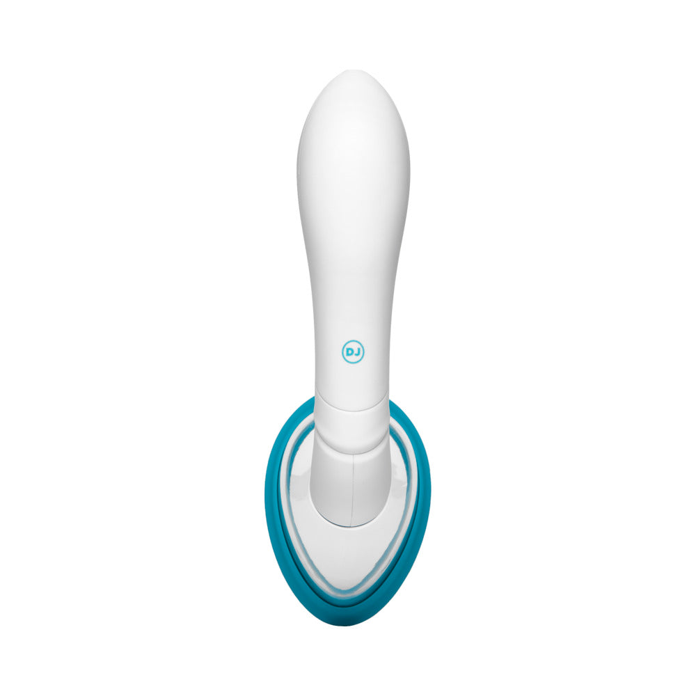 DOC JOHNSON - BLOOM - INTIMATE BODY PUMP - AUTOMATIC - VIBRATING - RECHARGEABLE BLUE/WHITE