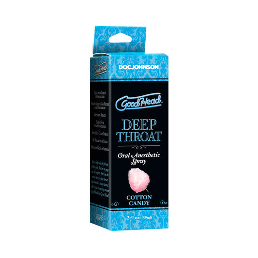 DOC JOHNSON - GOODHEAD - DEEP THROAT SPRAY - COTTON CANDY - 2 FL. OZ.