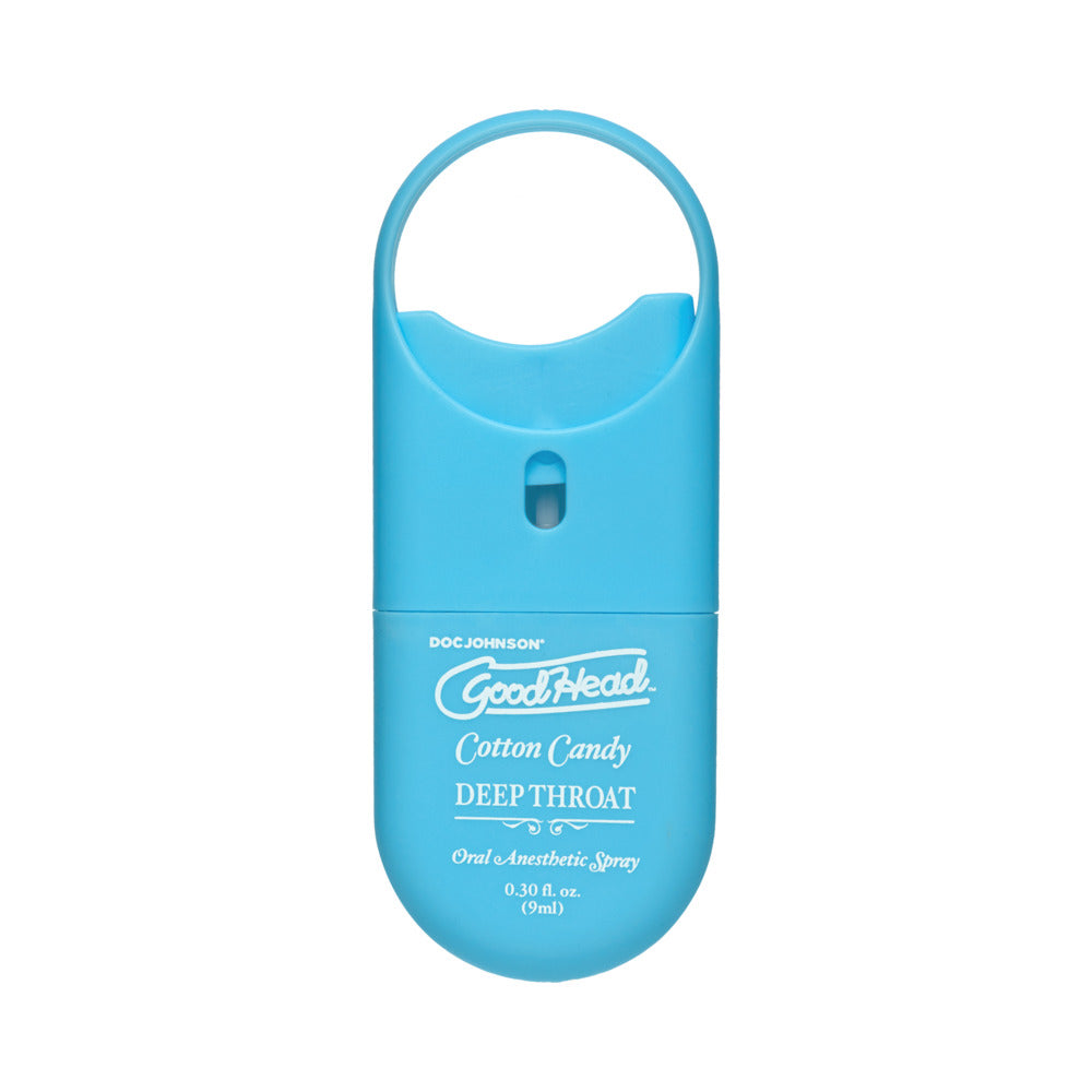 DOC JOHNSON - GOODHEAD - DEEP THROAT SPRAY TO-GO - COTTON CANDY - 0.30 FL. OZ.