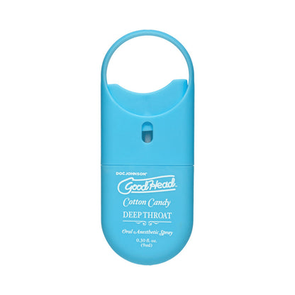 DOC JOHNSON - GOODHEAD - DEEP THROAT SPRAY TO-GO - COTTON CANDY - 0.30 FL. OZ.
